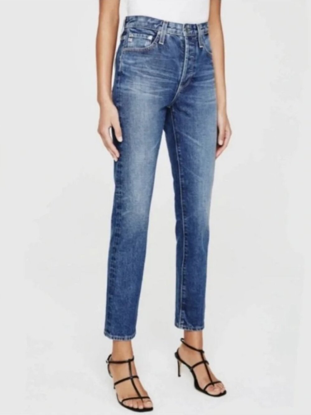 AG JEANS NWT Alexxis Slim Contour 360° Denim Jeans in 10 Years Elwood // 25